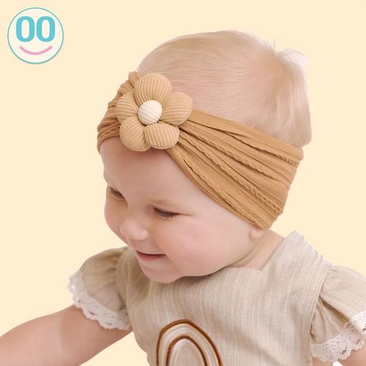 3er-Set Baby Mädchen Stirnbänder mit Schleife und Blumenmuster - Eliroom